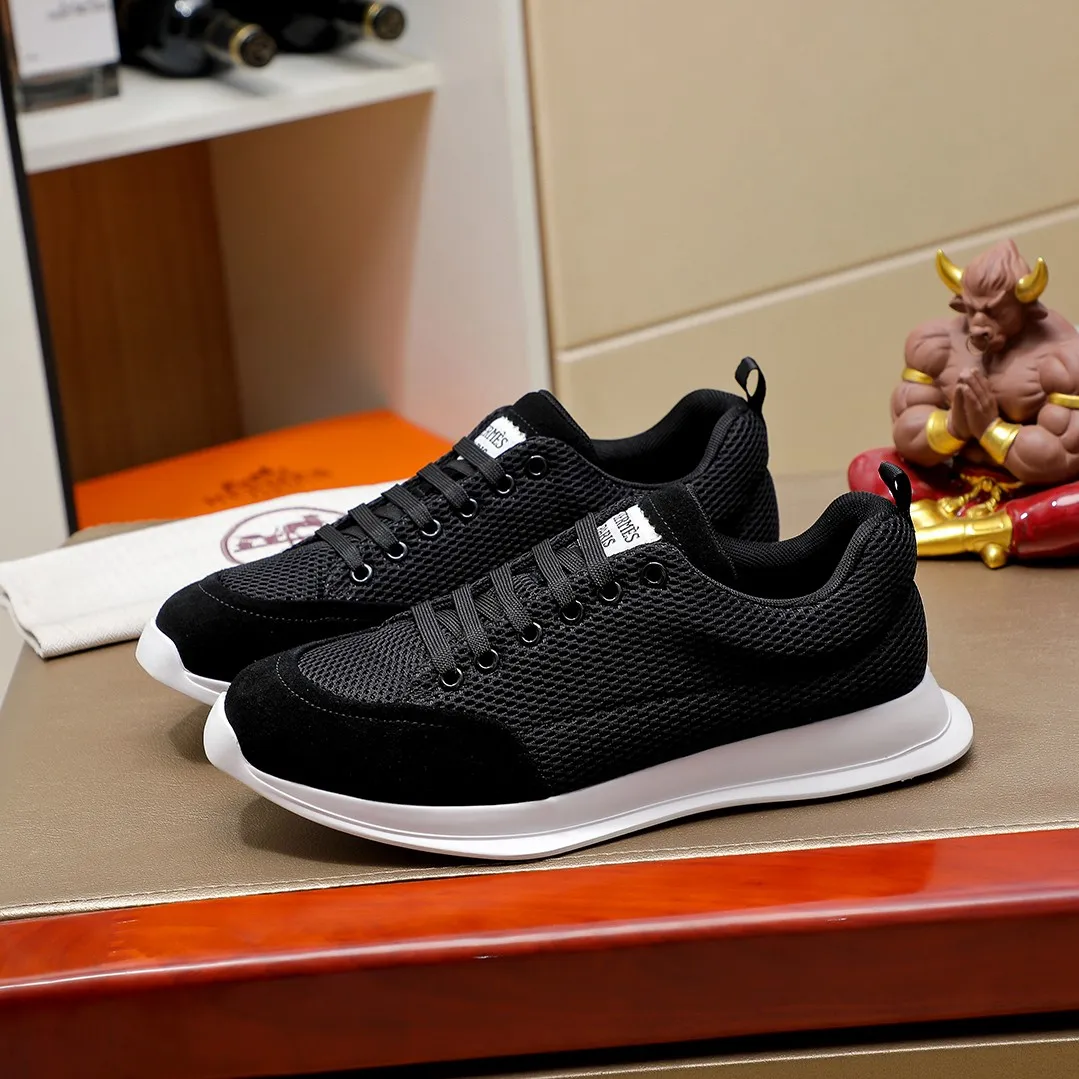 Men's shoes 💰400💰【HERMES】hot-selling men's shoes counter original items! The world's top brands...Luxury quality...//Fashion and high-end footwear 👍💪🏻...give you a low-key luxury comfort experience👍. The upper is made of pure Italian imported first-layer cowhide... 🐑 Leather lining..., comfortable and breathable, high-end and classy... luxurious and noble!! .. OEM factory shipment [Hug] stall.. Original plate. color, code number 38--44